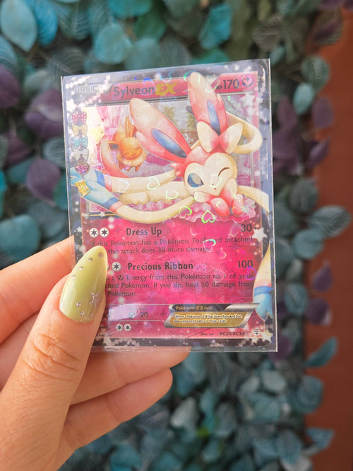 50 pcs HEART HOLO SLEEVES ₊˚⊹♡