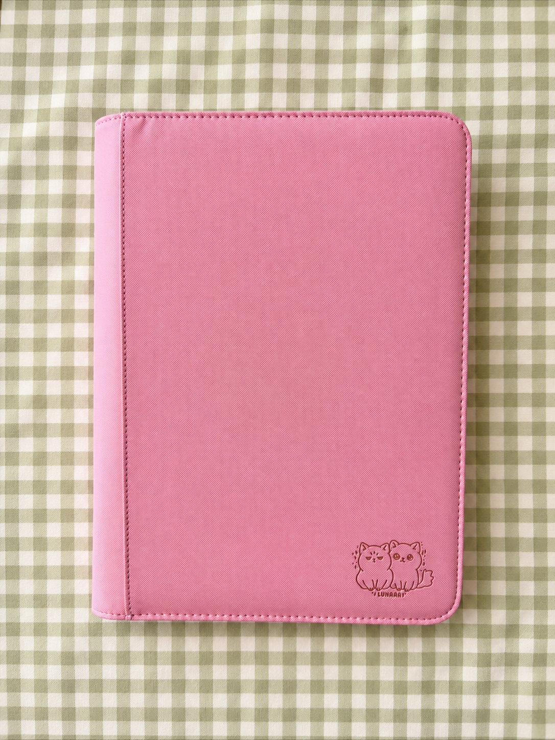PINK 9-POCKET BINDER