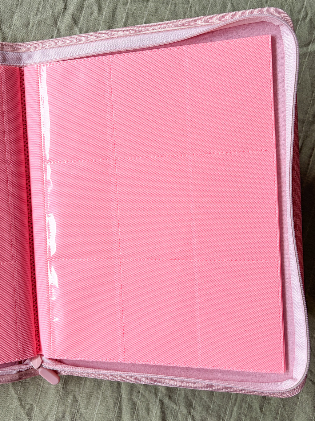 PINK 9-POCKET BINDER