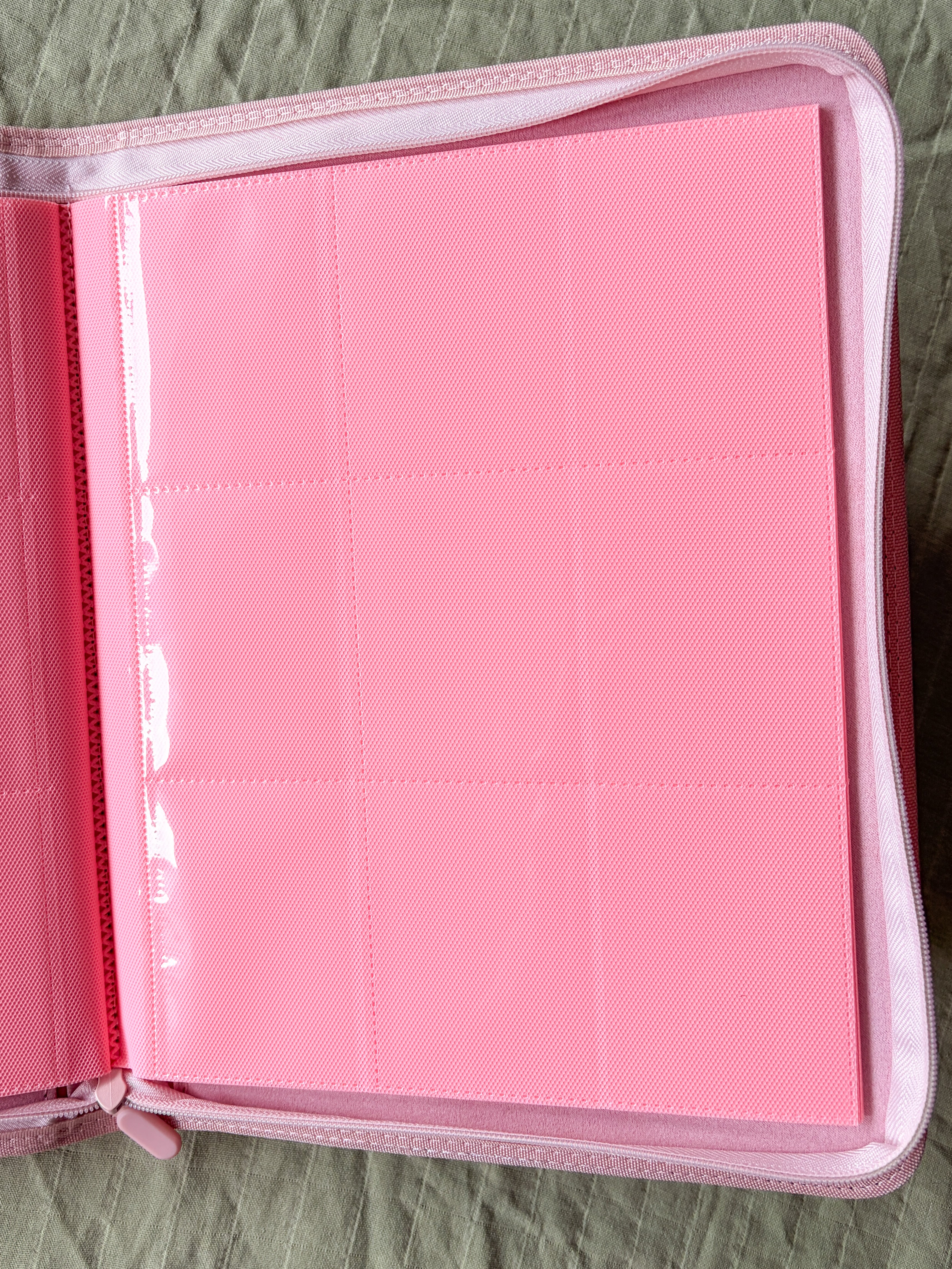 PINK 9-POCKET BINDER