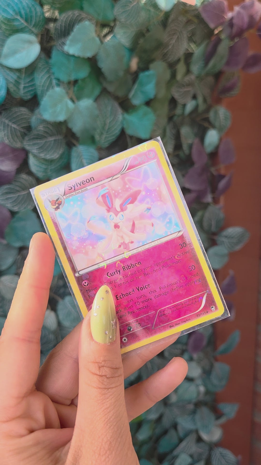 50 pcs HEART HOLO SLEEVES ₊˚⊹♡